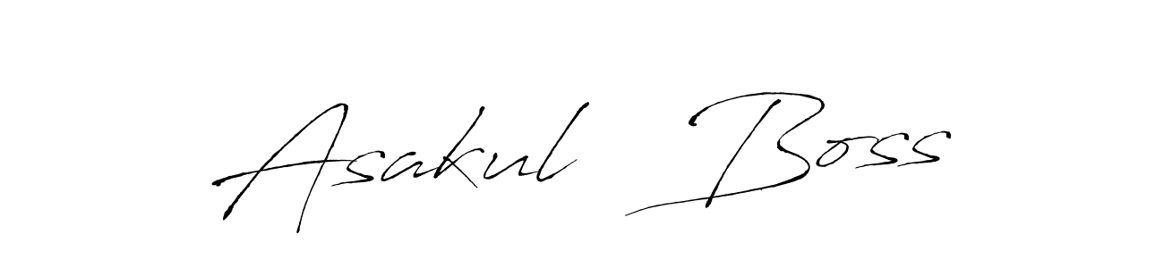 Asakul   Boss stylish signature style. Best Handwritten Sign (Antro_Vectra) for my name. Handwritten Signature Collection Ideas for my name Asakul   Boss. Asakul   Boss signature style 6 images and pictures png