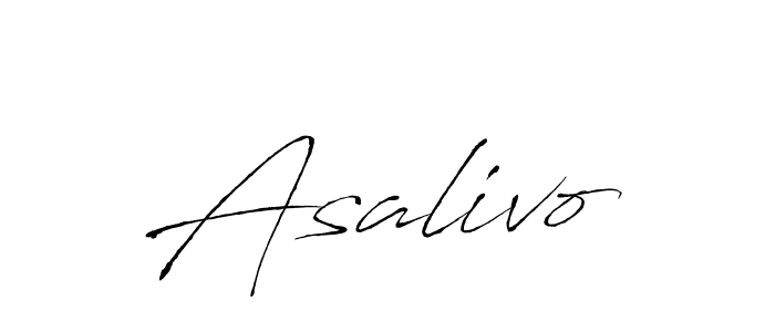 Asalivo stylish signature style. Best Handwritten Sign (Antro_Vectra) for my name. Handwritten Signature Collection Ideas for my name Asalivo. Asalivo signature style 6 images and pictures png