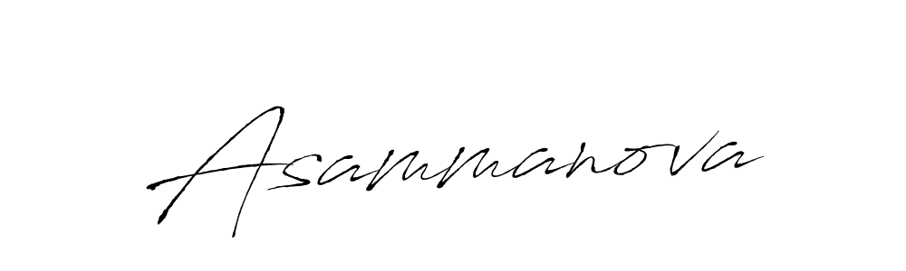 Use a signature maker to create a handwritten signature online. With this signature software, you can design (Antro_Vectra) your own signature for name Asammanova. Asammanova signature style 6 images and pictures png