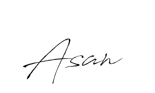 Use a signature maker to create a handwritten signature online. With this signature software, you can design (Antro_Vectra) your own signature for name Asan . Asan  signature style 6 images and pictures png