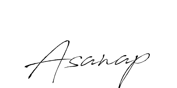 Design your own signature with our free online signature maker. With this signature software, you can create a handwritten (Antro_Vectra) signature for name Asanap. Asanap signature style 6 images and pictures png
