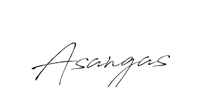 How to make Asangas name signature. Use Antro_Vectra style for creating short signs online. This is the latest handwritten sign. Asangas signature style 6 images and pictures png