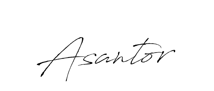Make a beautiful signature design for name Asantor. With this signature (Antro_Vectra) style, you can create a handwritten signature for free. Asantor signature style 6 images and pictures png