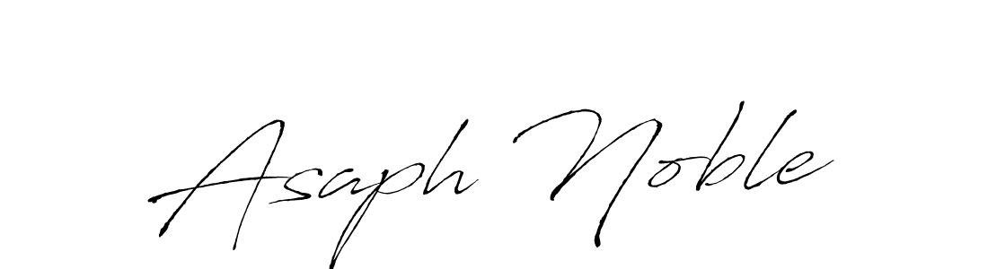 Make a beautiful signature design for name Asaph Noble. With this signature (Antro_Vectra) style, you can create a handwritten signature for free. Asaph Noble signature style 6 images and pictures png