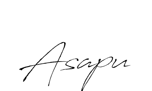 Use a signature maker to create a handwritten signature online. With this signature software, you can design (Antro_Vectra) your own signature for name Asapu. Asapu signature style 6 images and pictures png