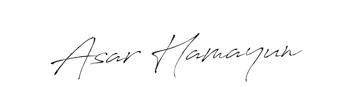 Design your own signature with our free online signature maker. With this signature software, you can create a handwritten (Antro_Vectra) signature for name Asar Hamayun. Asar Hamayun signature style 6 images and pictures png