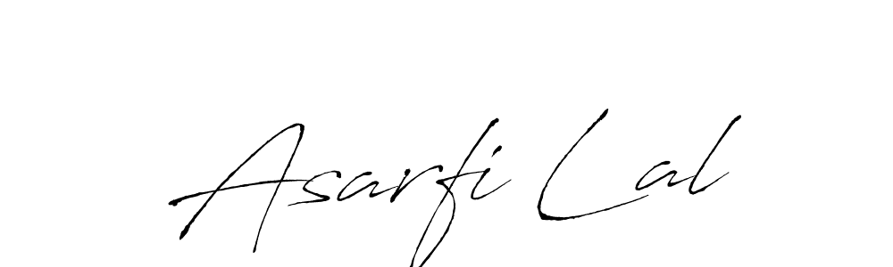 Design your own signature with our free online signature maker. With this signature software, you can create a handwritten (Antro_Vectra) signature for name Asarfi Lal. Asarfi Lal signature style 6 images and pictures png