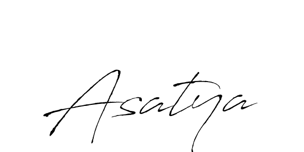 How to make Asatya signature? Antro_Vectra is a professional autograph style. Create handwritten signature for Asatya name. Asatya signature style 6 images and pictures png