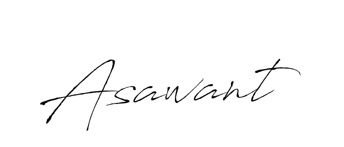 Make a beautiful signature design for name Asawant. With this signature (Antro_Vectra) style, you can create a handwritten signature for free. Asawant signature style 6 images and pictures png