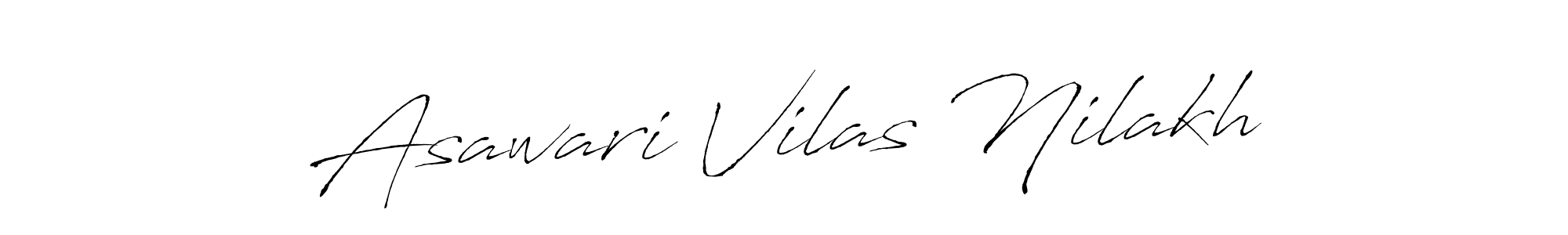 It looks lik you need a new signature style for name Asawari Vilas Nilakh. Design unique handwritten (Antro_Vectra) signature with our free signature maker in just a few clicks. Asawari Vilas Nilakh signature style 6 images and pictures png