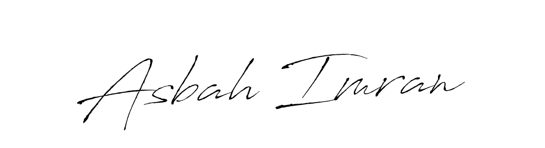 Also we have Asbah Imran name is the best signature style. Create professional handwritten signature collection using Antro_Vectra autograph style. Asbah Imran signature style 6 images and pictures png