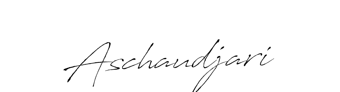 Antro_Vectra is a professional signature style that is perfect for those who want to add a touch of class to their signature. It is also a great choice for those who want to make their signature more unique. Get Aschaudjari name to fancy signature for free. Aschaudjari signature style 6 images and pictures png