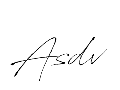 How to make Asdv signature? Antro_Vectra is a professional autograph style. Create handwritten signature for Asdv name. Asdv signature style 6 images and pictures png