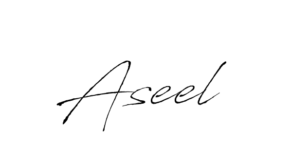Also You can easily find your signature by using the search form. We will create Aseel  name handwritten signature images for you free of cost using Antro_Vectra sign style. Aseel  signature style 6 images and pictures png