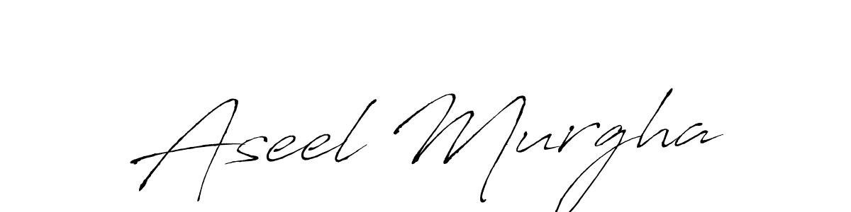 Create a beautiful signature design for name Aseel Murgha. With this signature (Antro_Vectra) fonts, you can make a handwritten signature for free. Aseel Murgha signature style 6 images and pictures png