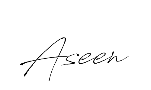 Aseen stylish signature style. Best Handwritten Sign (Antro_Vectra) for my name. Handwritten Signature Collection Ideas for my name Aseen. Aseen signature style 6 images and pictures png