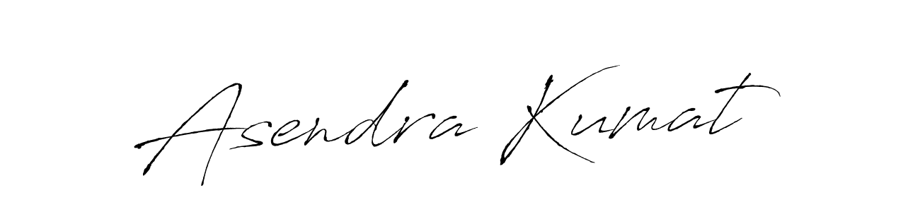 Also we have Asendra Kumat name is the best signature style. Create professional handwritten signature collection using Antro_Vectra autograph style. Asendra Kumat signature style 6 images and pictures png