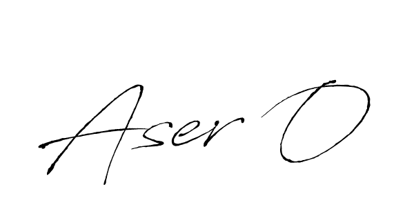 Use a signature maker to create a handwritten signature online. With this signature software, you can design (Antro_Vectra) your own signature for name Aser O. Aser O signature style 6 images and pictures png