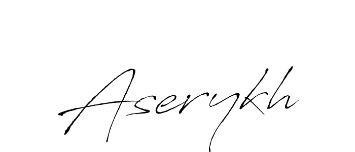 Create a beautiful signature design for name Aserykh. With this signature (Antro_Vectra) fonts, you can make a handwritten signature for free. Aserykh signature style 6 images and pictures png
