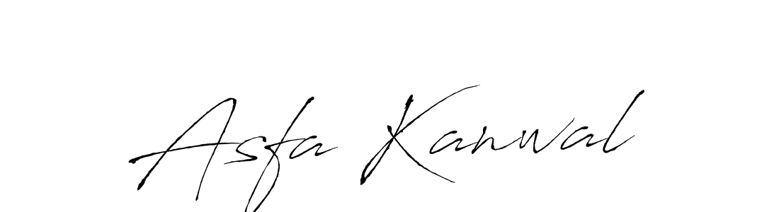 Use a signature maker to create a handwritten signature online. With this signature software, you can design (Antro_Vectra) your own signature for name Asfa Kanwal. Asfa Kanwal signature style 6 images and pictures png