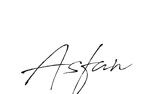 How to make Asfan name signature. Use Antro_Vectra style for creating short signs online. This is the latest handwritten sign. Asfan signature style 6 images and pictures png