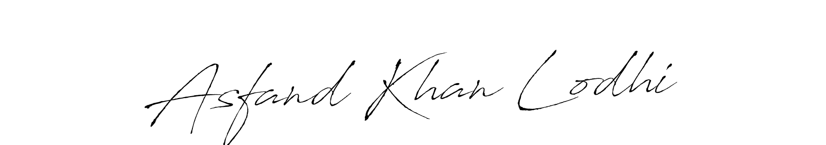 Make a beautiful signature design for name Asfand Khan Lodhi. With this signature (Antro_Vectra) style, you can create a handwritten signature for free. Asfand Khan Lodhi signature style 6 images and pictures png