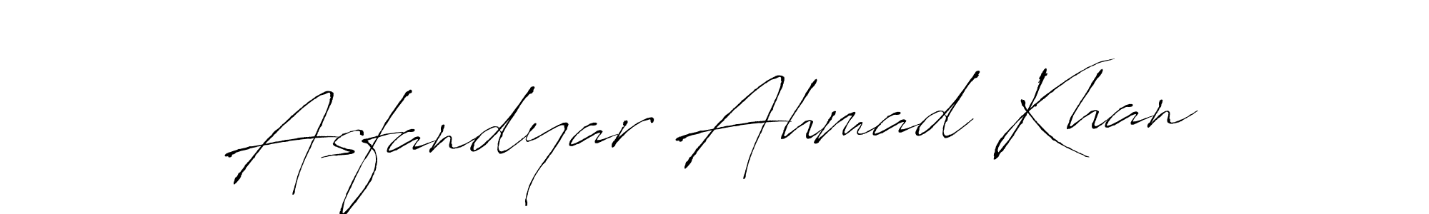 How to make Asfandyar Ahmad Khan signature? Antro_Vectra is a professional autograph style. Create handwritten signature for Asfandyar Ahmad Khan name. Asfandyar Ahmad Khan signature style 6 images and pictures png