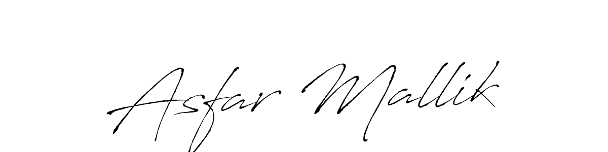 Make a beautiful signature design for name Asfar Mallik. With this signature (Antro_Vectra) style, you can create a handwritten signature for free. Asfar Mallik signature style 6 images and pictures png