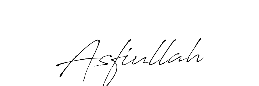 Make a beautiful signature design for name Asfiullah. With this signature (Antro_Vectra) style, you can create a handwritten signature for free. Asfiullah signature style 6 images and pictures png