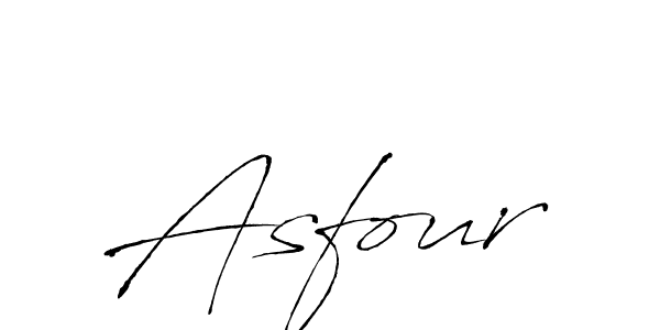 Design your own signature with our free online signature maker. With this signature software, you can create a handwritten (Antro_Vectra) signature for name Asfour. Asfour signature style 6 images and pictures png