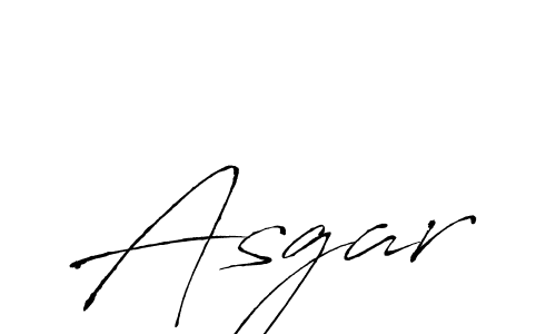 Make a beautiful signature design for name Asgar. With this signature (Antro_Vectra) style, you can create a handwritten signature for free. Asgar signature style 6 images and pictures png