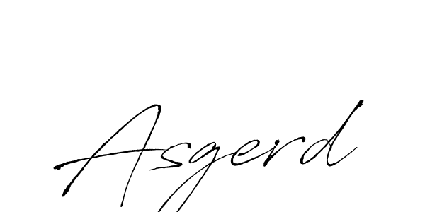 Make a beautiful signature design for name Asgerd. With this signature (Antro_Vectra) style, you can create a handwritten signature for free. Asgerd signature style 6 images and pictures png
