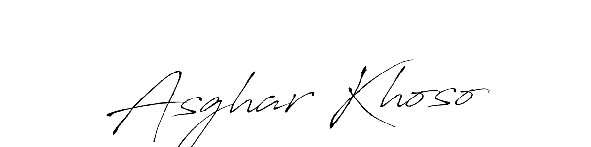 You should practise on your own different ways (Antro_Vectra) to write your name (Asghar Khoso) in signature. don't let someone else do it for you. Asghar Khoso signature style 6 images and pictures png