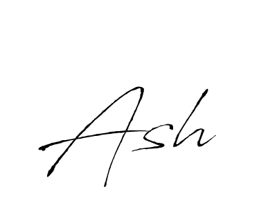 Create a beautiful signature design for name Ash . With this signature (Antro_Vectra) fonts, you can make a handwritten signature for free. Ash  signature style 6 images and pictures png