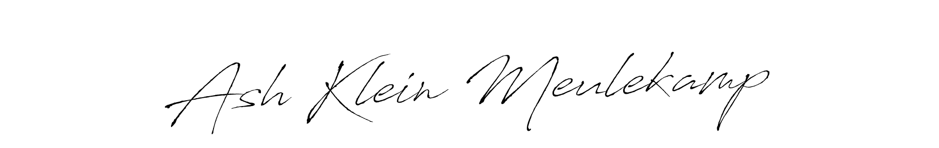 Design your own signature with our free online signature maker. With this signature software, you can create a handwritten (Antro_Vectra) signature for name Ash Klein Meulekamp. Ash Klein Meulekamp signature style 6 images and pictures png