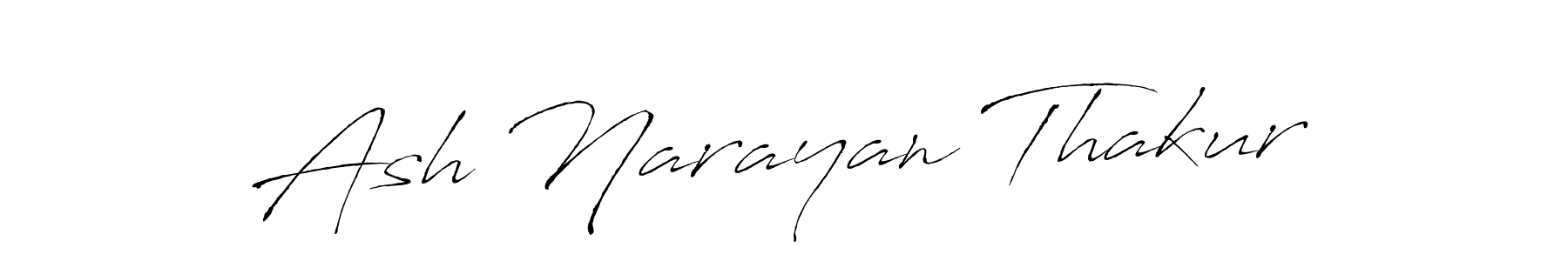 You should practise on your own different ways (Antro_Vectra) to write your name (Ash Narayan Thakur) in signature. don't let someone else do it for you. Ash Narayan Thakur signature style 6 images and pictures png