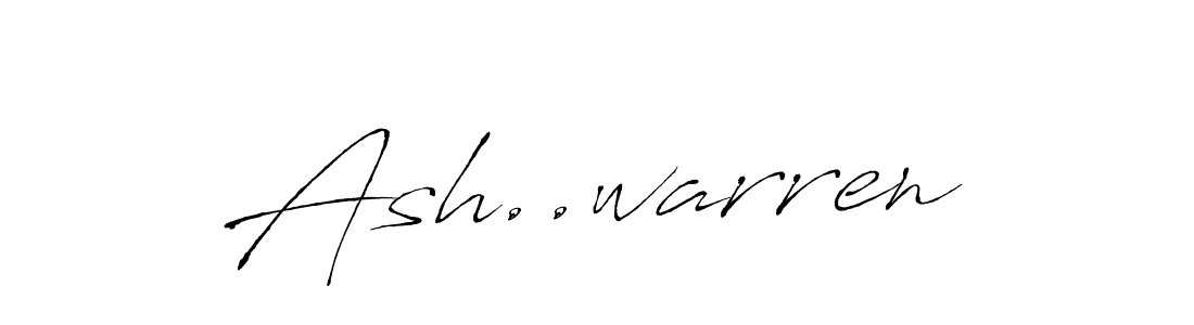 You should practise on your own different ways (Antro_Vectra) to write your name (Ash..warren) in signature. don't let someone else do it for you. Ash..warren signature style 6 images and pictures png