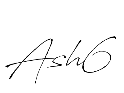 Antro_Vectra is a professional signature style that is perfect for those who want to add a touch of class to their signature. It is also a great choice for those who want to make their signature more unique. Get Ash6 name to fancy signature for free. Ash6 signature style 6 images and pictures png