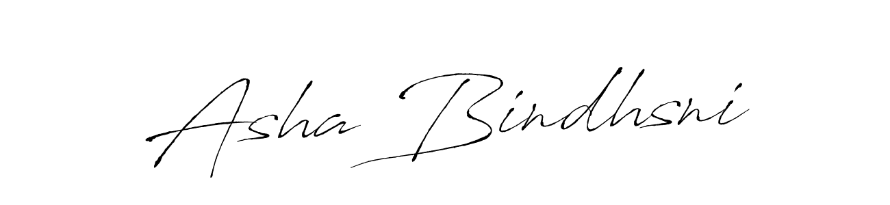Make a beautiful signature design for name Asha Bindhsni. Use this online signature maker to create a handwritten signature for free. Asha Bindhsni signature style 6 images and pictures png