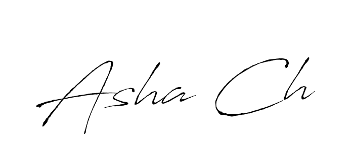 Use a signature maker to create a handwritten signature online. With this signature software, you can design (Antro_Vectra) your own signature for name Asha Ch. Asha Ch signature style 6 images and pictures png