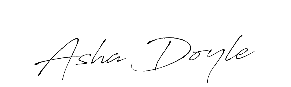 Design your own signature with our free online signature maker. With this signature software, you can create a handwritten (Antro_Vectra) signature for name Asha Doyle. Asha Doyle signature style 6 images and pictures png