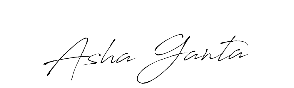 This is the best signature style for the Asha Ganta name. Also you like these signature font (Antro_Vectra). Mix name signature. Asha Ganta signature style 6 images and pictures png