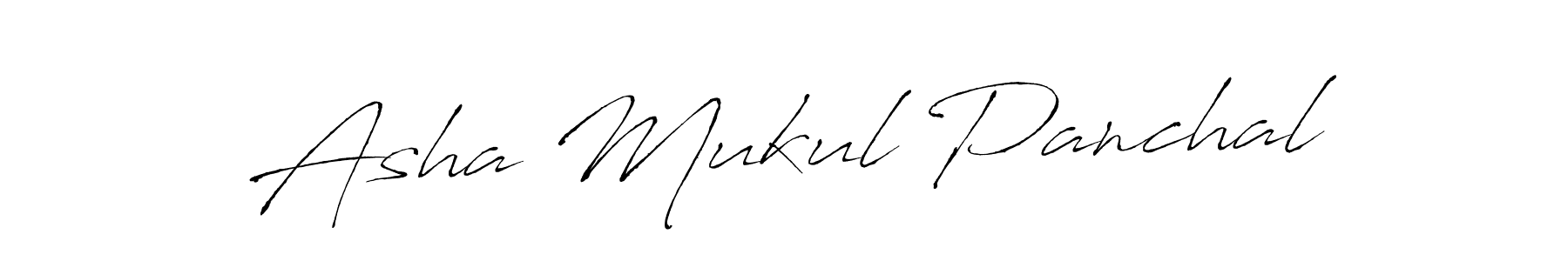 Make a beautiful signature design for name Asha Mukul Panchal. Use this online signature maker to create a handwritten signature for free. Asha Mukul Panchal signature style 6 images and pictures png