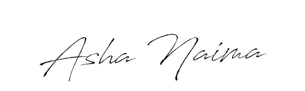 The best way (Antro_Vectra) to make a short signature is to pick only two or three words in your name. The name Asha Naima include a total of six letters. For converting this name. Asha Naima signature style 6 images and pictures png
