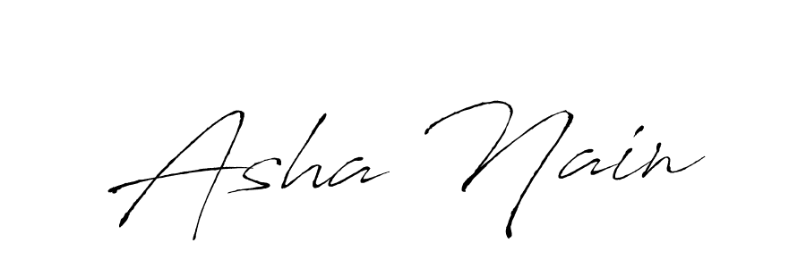 How to make Asha Nain signature? Antro_Vectra is a professional autograph style. Create handwritten signature for Asha Nain name. Asha Nain signature style 6 images and pictures png