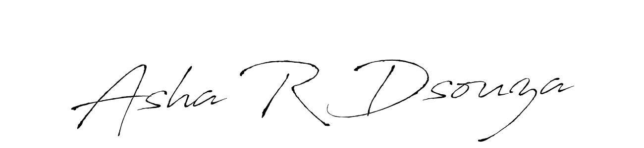 Similarly Antro_Vectra is the best handwritten signature design. Signature creator online .You can use it as an online autograph creator for name Asha R Dsouza. Asha R Dsouza signature style 6 images and pictures png