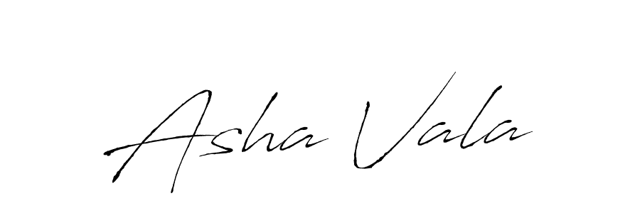 Asha Vala stylish signature style. Best Handwritten Sign (Antro_Vectra) for my name. Handwritten Signature Collection Ideas for my name Asha Vala. Asha Vala signature style 6 images and pictures png