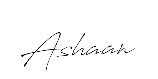 Design your own signature with our free online signature maker. With this signature software, you can create a handwritten (Antro_Vectra) signature for name Ashaan. Ashaan signature style 6 images and pictures png