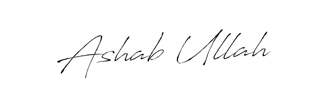 Make a beautiful signature design for name Ashab Ullah. Use this online signature maker to create a handwritten signature for free. Ashab Ullah signature style 6 images and pictures png