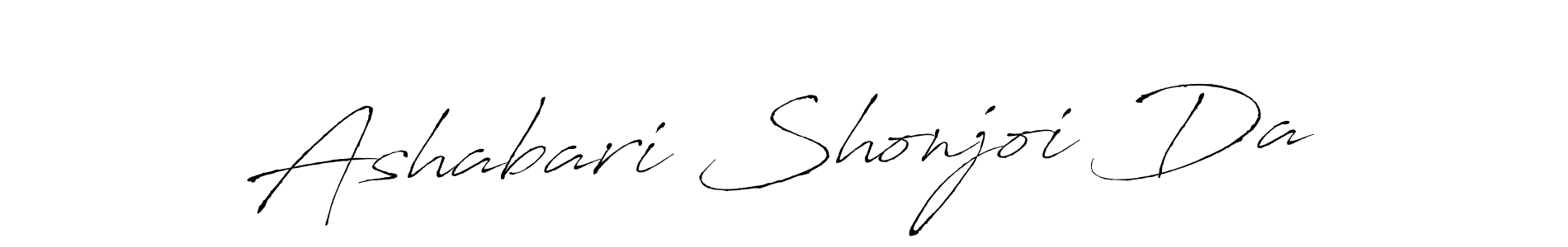 Once you've used our free online signature maker to create your best signature Antro_Vectra style, it's time to enjoy all of the benefits that Ashabari Shonjoi Da name signing documents. Ashabari Shonjoi Da signature style 6 images and pictures png